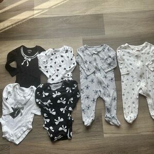 Baby Girls One-Piece Sleepwear Bundle 9-12 months